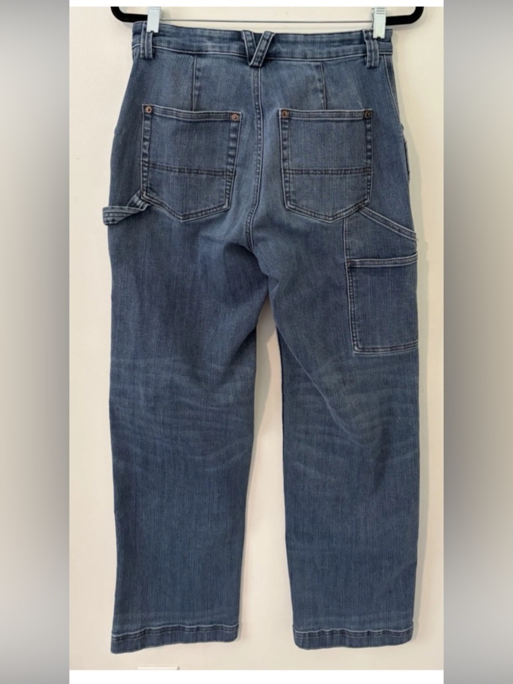 Duluth Trading Jeans Double Knee Denim Carpenter Jeans Women’s Size 8 Regular - Picture 5 of 15